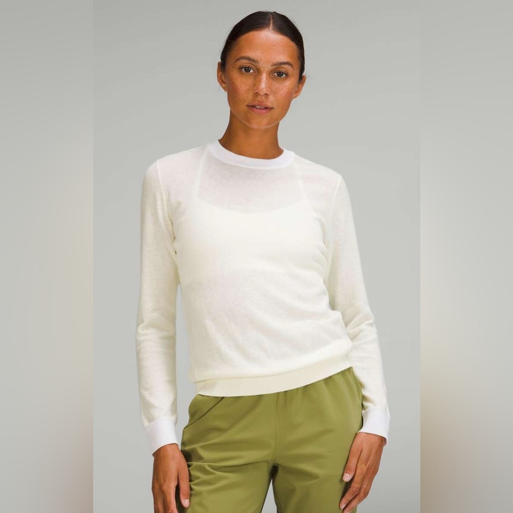 NWT Lululemon Silk Blend Crewneck Sweater